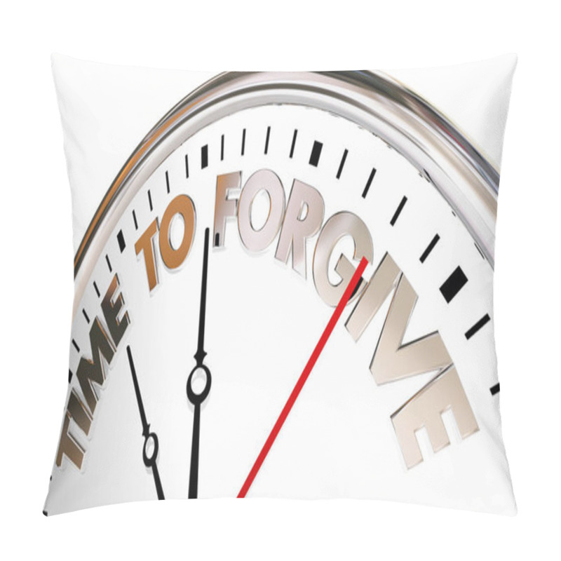 Personality  Closeup Clock With Inscriptions Pillow Covers