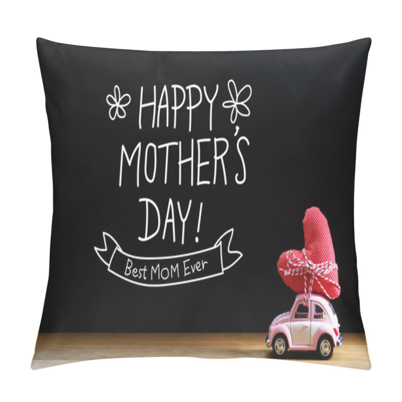 Personality  Mothers Day Message With Miniature Car Pillow Covers