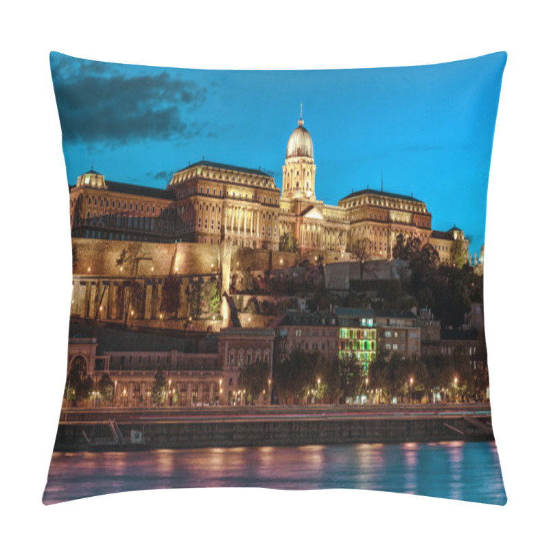 Personality  Royal Palace Or Buda Castle At Evening. Budapest, Hungary Pillow Covers