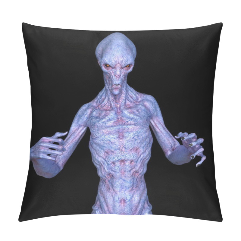 Personality  3D CG Rendering Of An Alien Pillow Covers