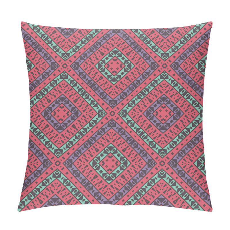 Personality  Ethnic Abstract Hand-drawn Seamless Pattern Pillow Covers