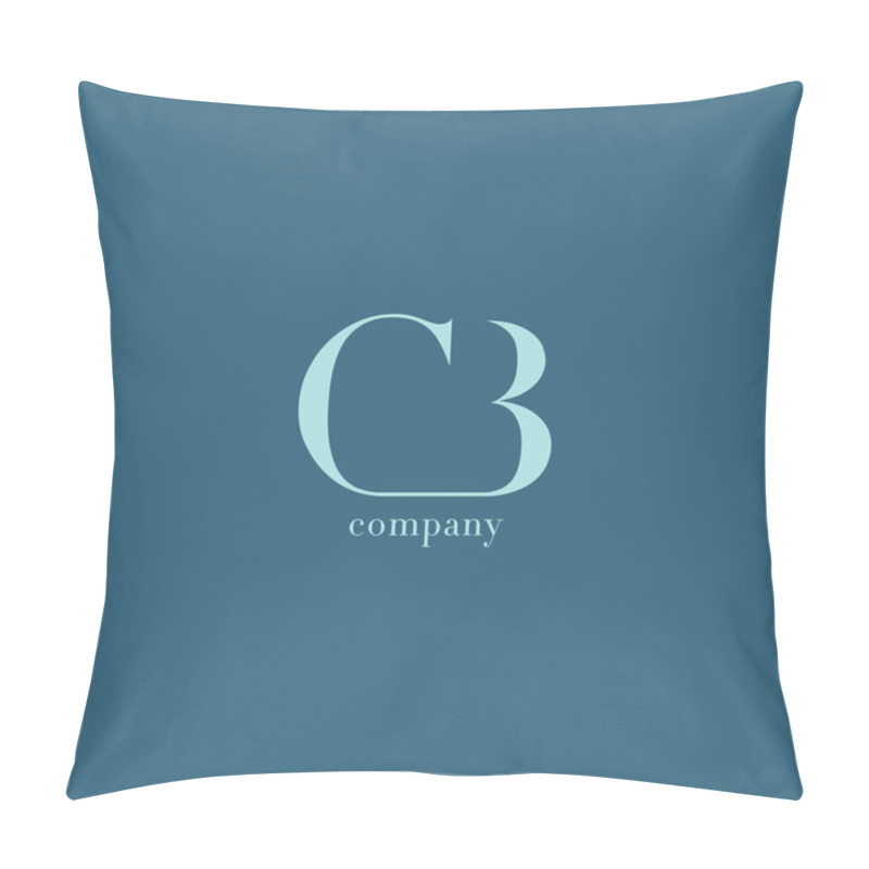 Personality  CB Letters Business Company Logo  pillow covers