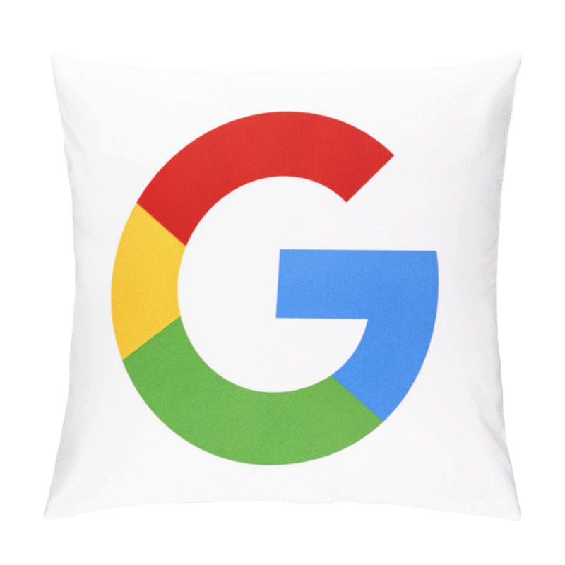 Personality  Google Logo On Pc Screen Pillow Covers