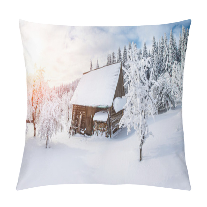 Personality  Trees In Winter Pillow Covers