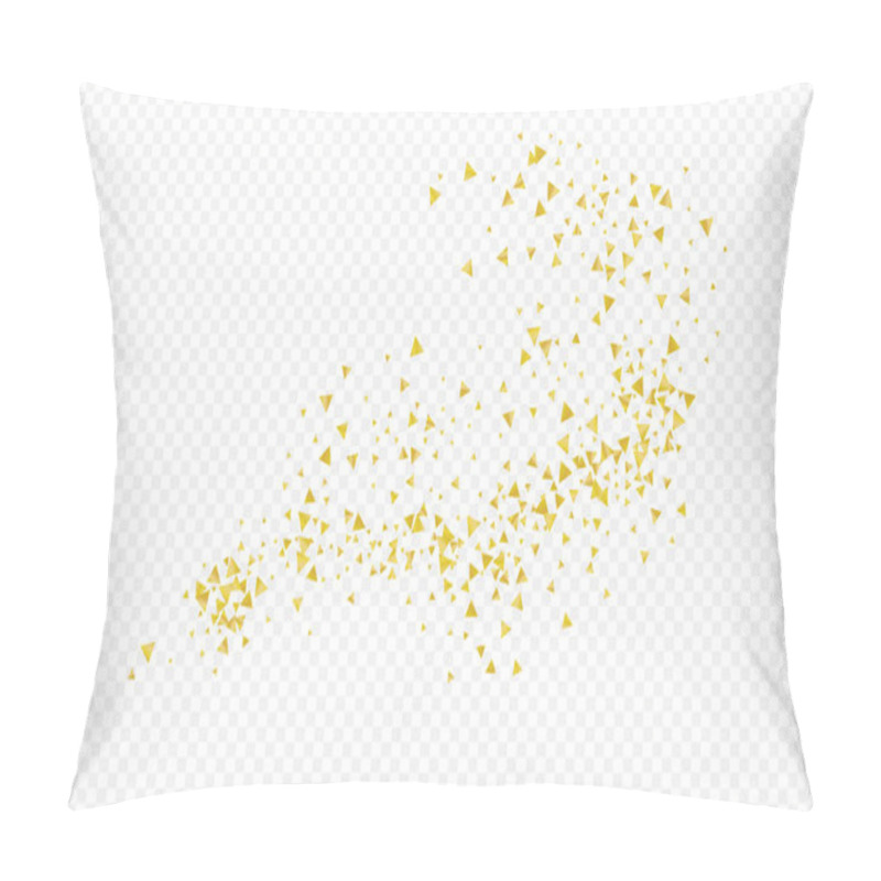 Personality  Gold Rain Transparent Transparent Background.  Pillow Covers