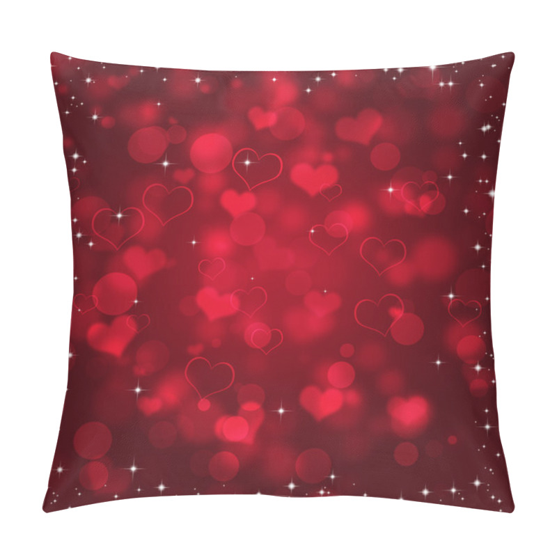 Personality  Abstract Red Holiday Background Pillow Covers