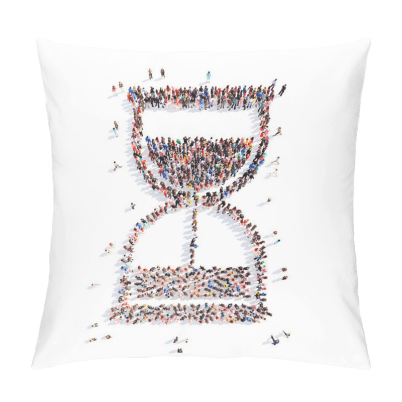 Personality  People In The Shape Of An Hourglass. Pillow Covers