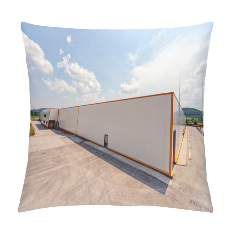 Personality  Aluminum Facade On Industrial Building Pillow Covers