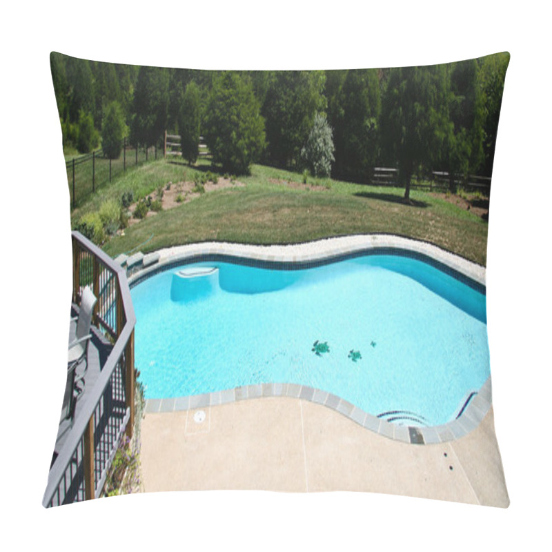 Personality  Backyard Pool 2 Pillow Covers