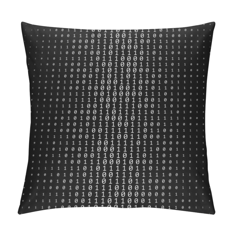 Personality  Binary Numbers Texture Pillow Covers