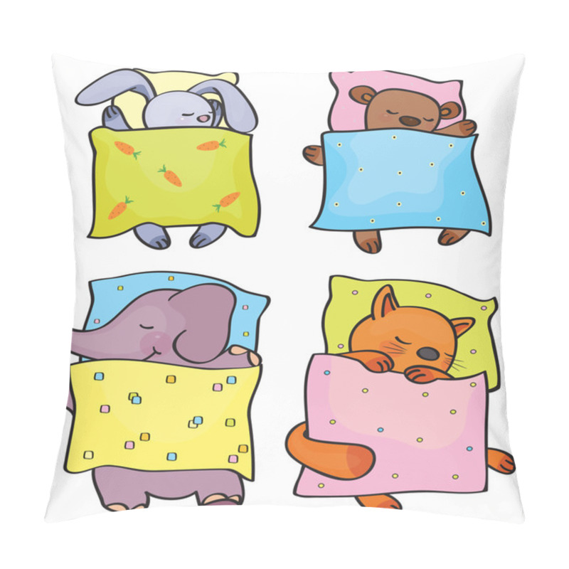 Personality  Sleeping  Cute Animals. Pillow Covers