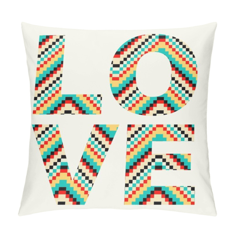 Personality  Love Typography Pillow Covers