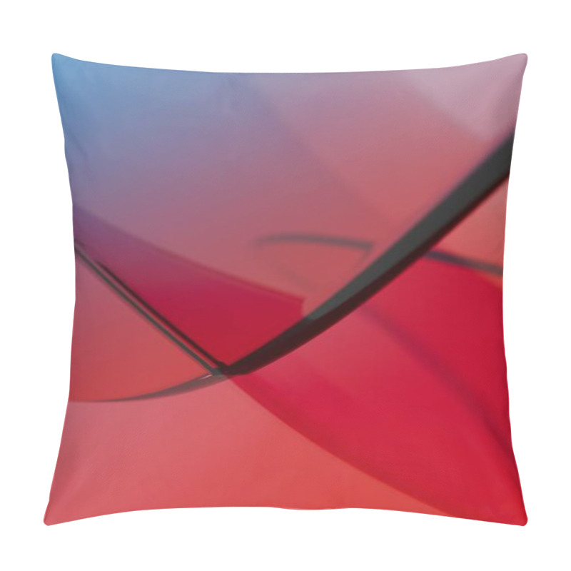 Personality  Abstract Gradient Glass Curves In Soft Focus Pillow Covers