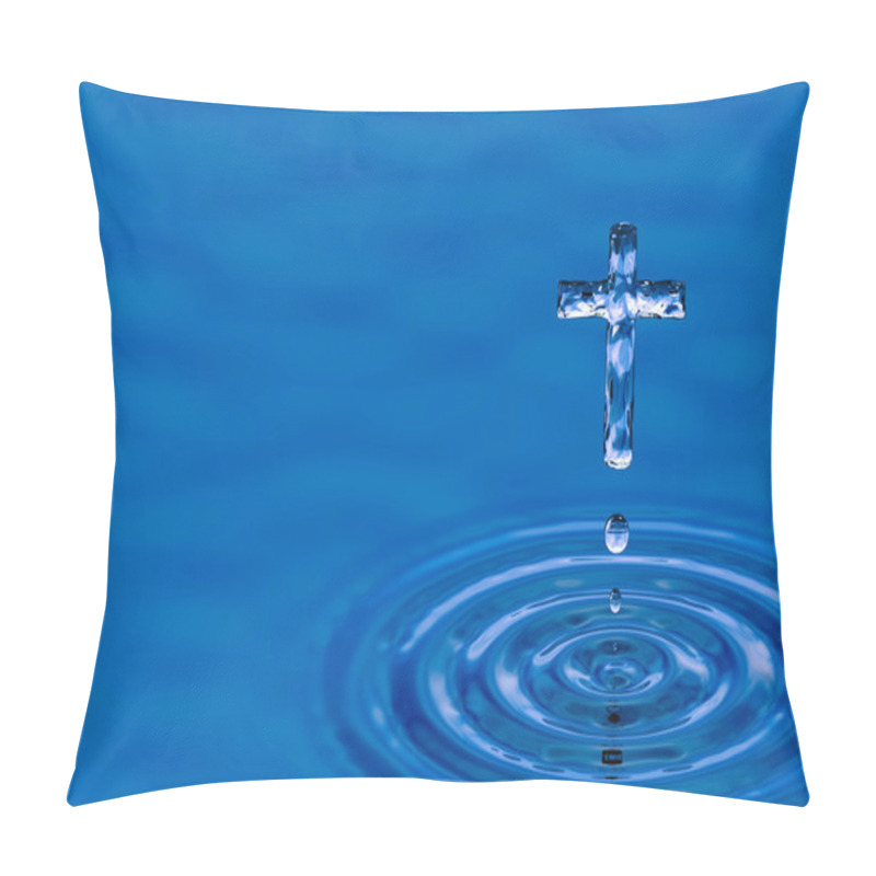 Personality  Holy Water Cross. Pillow Covers