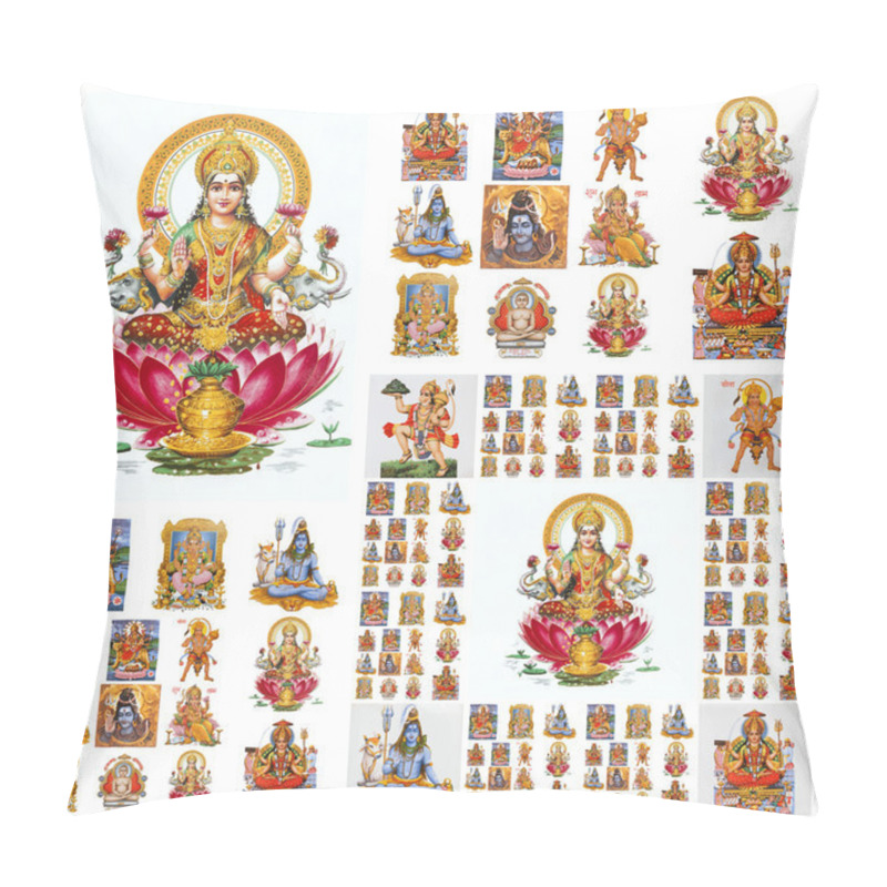 Personality  Hindu gods collage pillow covers