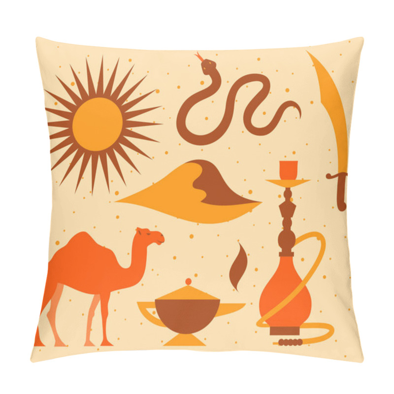 Personality  Arabian Desert Icon Pillow Covers