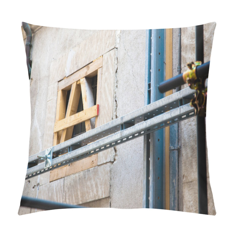 Personality  Buildings Made Safe After The Earthquake In L'Aquila In Abruzzo, Pillow Covers