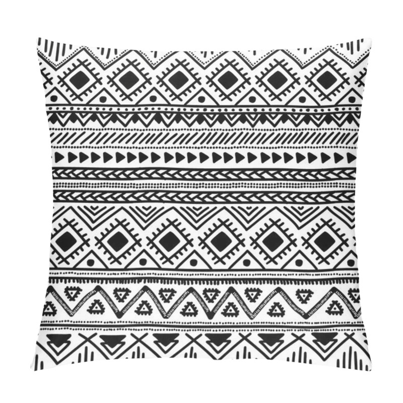 Personality  Seamless Ethnic Pattern. Pillow Covers