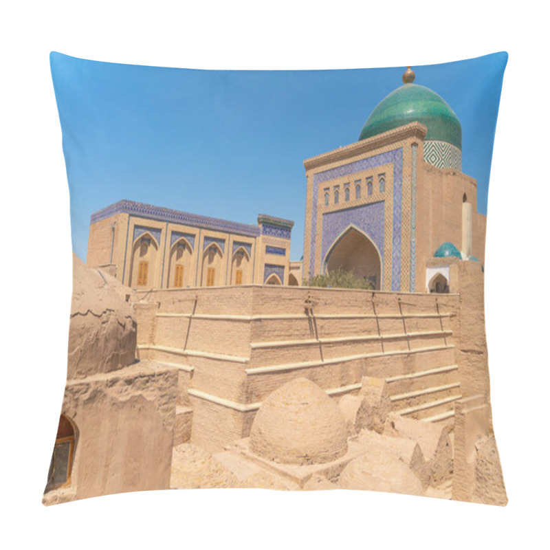 Personality  The View Inside The Itchan Kala Fortress Pillow Covers