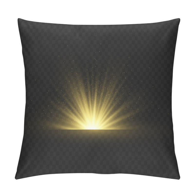 Personality  Sun Ray Light. Pillow Covers