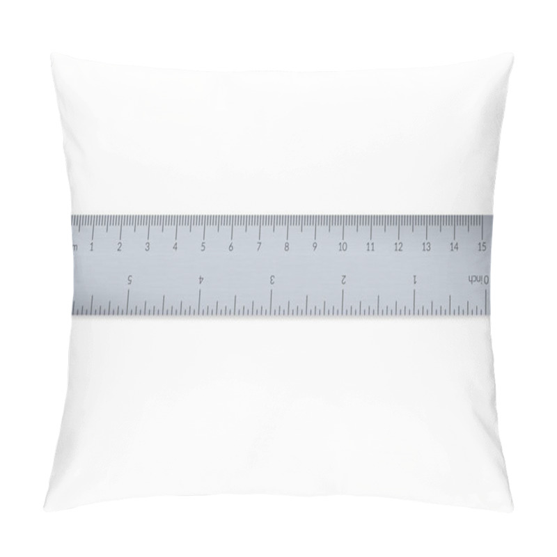 Personality  Engineer Or Architect Aluminium Drafting Ruler With An Imperial And A Metric Units Scale. Pillow Covers