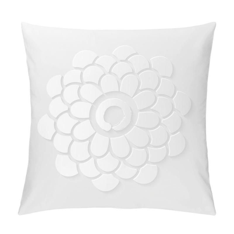 Personality  Lotus Flower And Zen Circle Illustration Pillow Covers