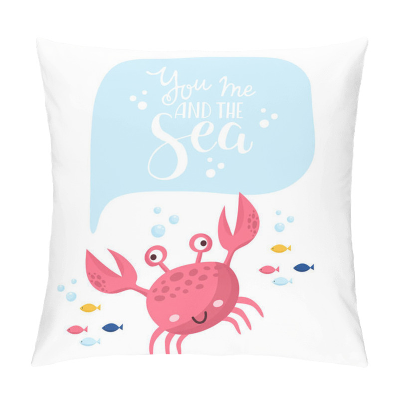 Personality  Vector Doodle Illustration Card. Pillow Covers