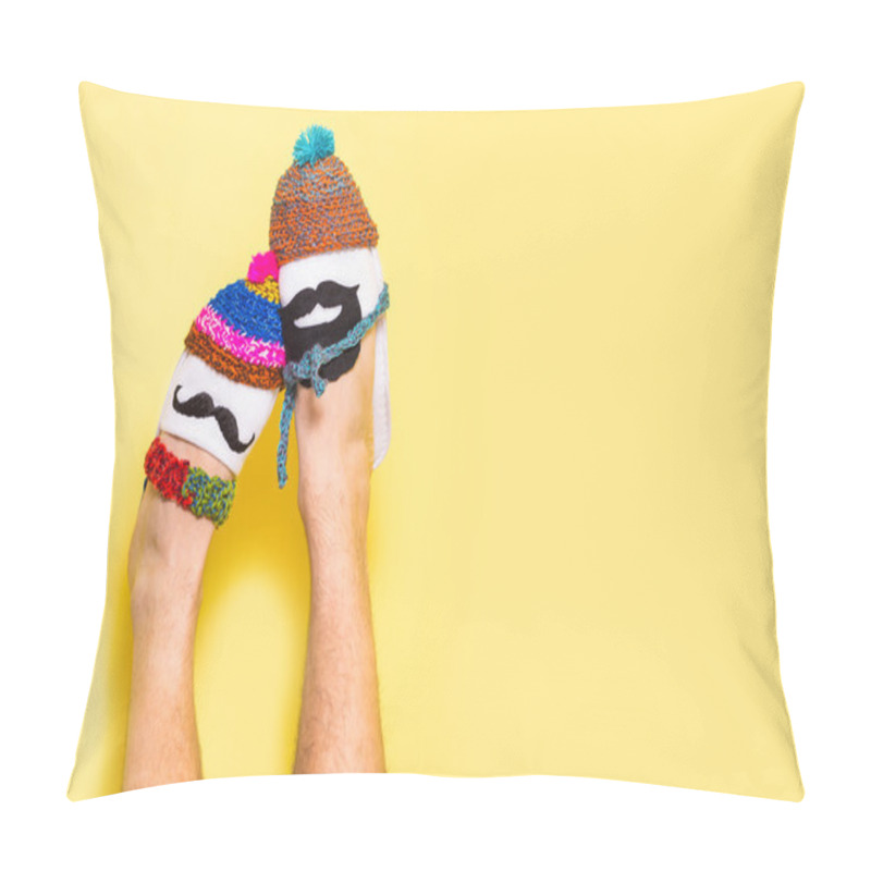 Personality  Young Couple In Love Pillow Covers