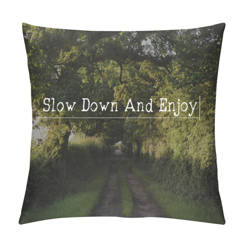 Personality  Road To Wood To Sunny Day Pillow Covers