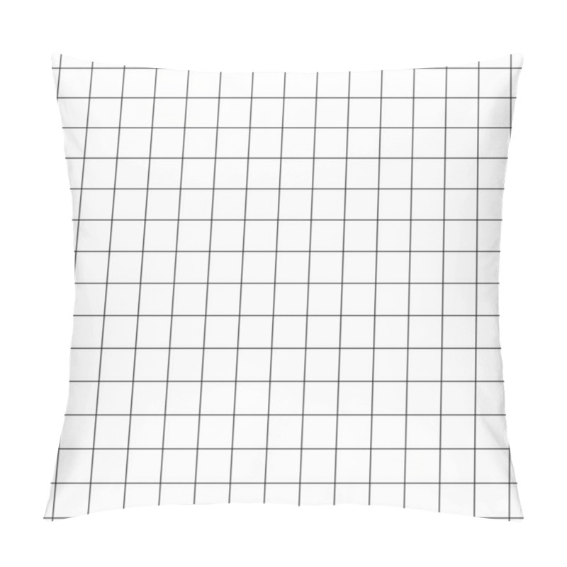 Personality  Seamless Millimeter Graph Paper With A Geometric Square Grid Pillow Covers