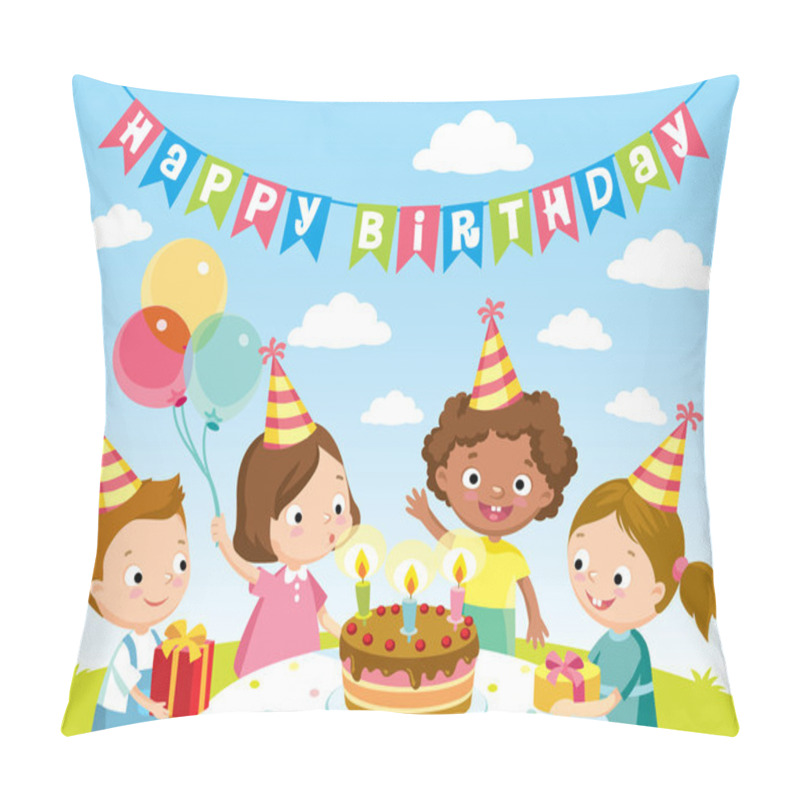 Personality  Children Birthday Party Pillow Covers