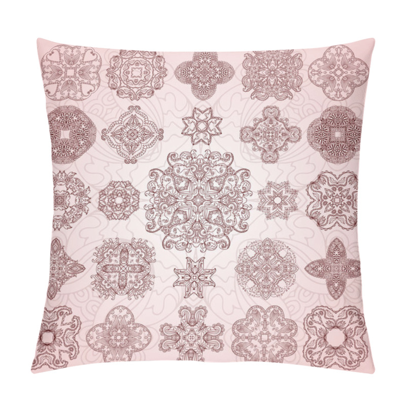 Personality  Set Of Mandalas Pillow Covers