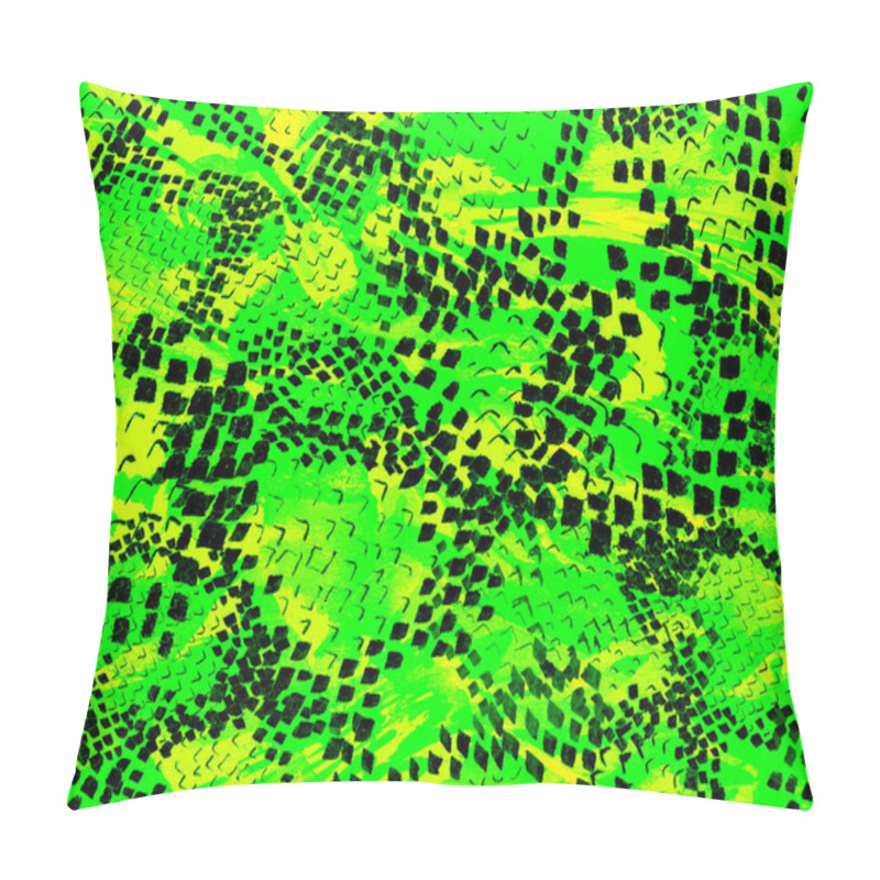 Personality  Snake Seamless Pattern. Pillow Covers