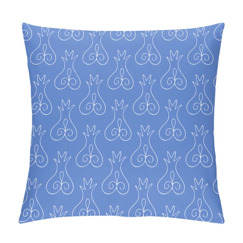 Personality  Tatar Stylized Flower Pattern. Pillow Covers