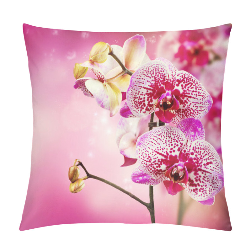 Personality  Orchid Flower Pillow Covers