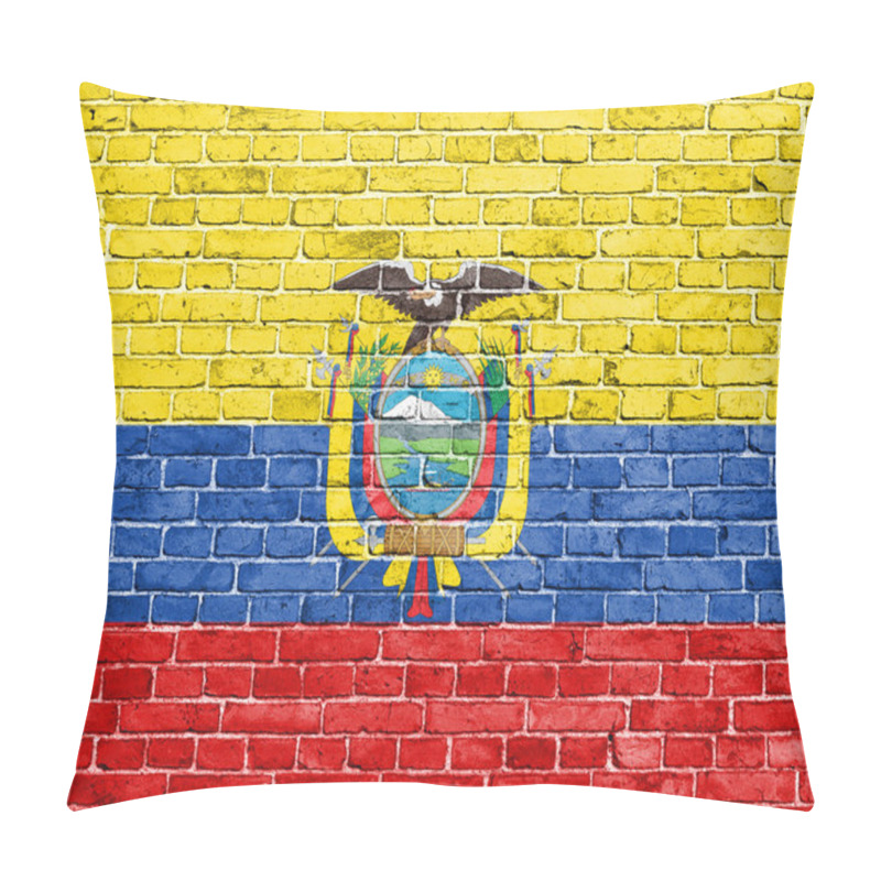 Personality  Grunge Ecuador Flag Pillow Covers