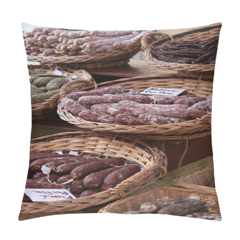 Personality  Sausages In Baskets Pillow Covers