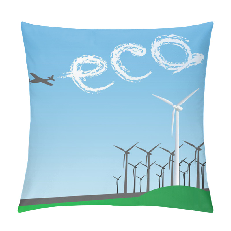 Personality  Eco Windmill Pillow Covers