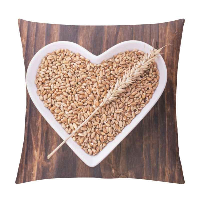 Personality  Wheat On Sacking Background Pillow Covers