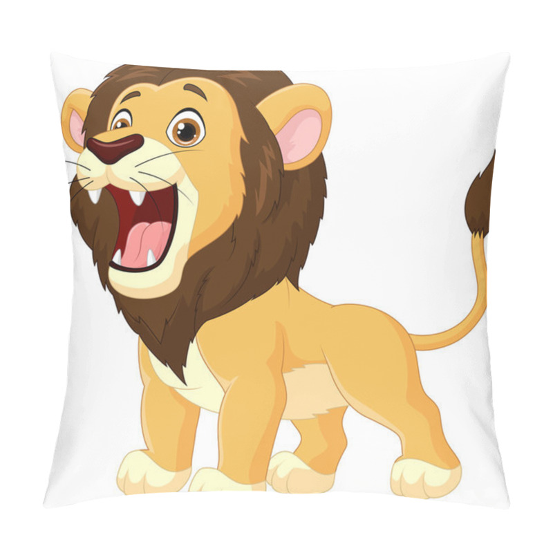 Personality  Lion Roaring Pillow Covers