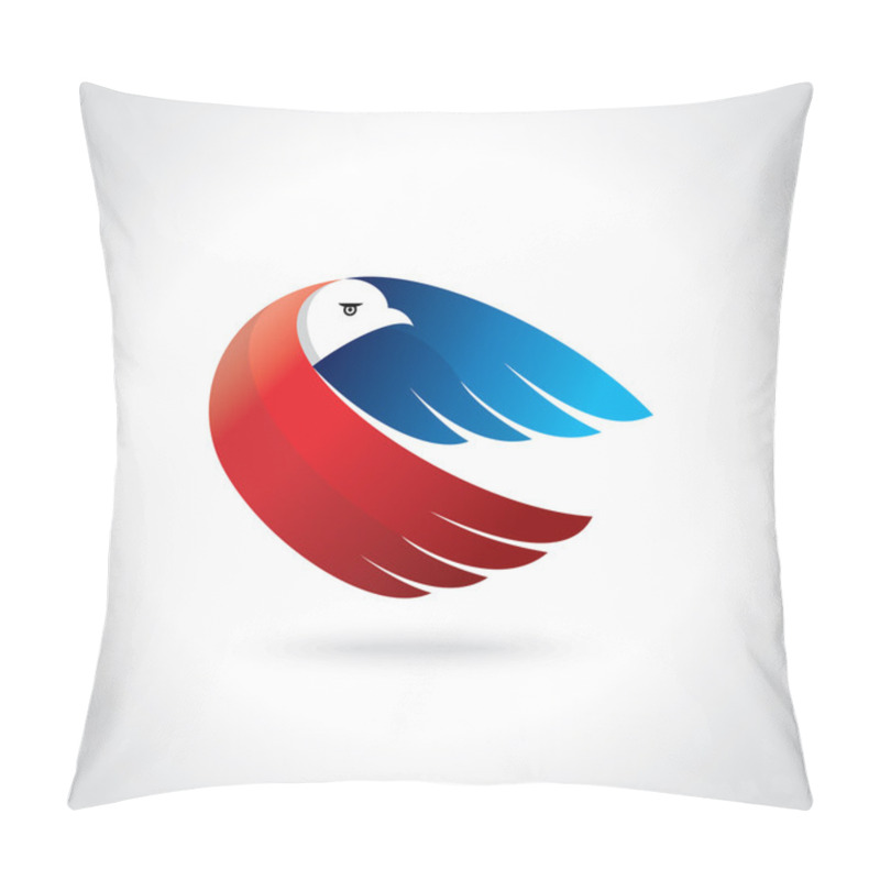 Personality  Abstract Flying Bird. Pillow Covers