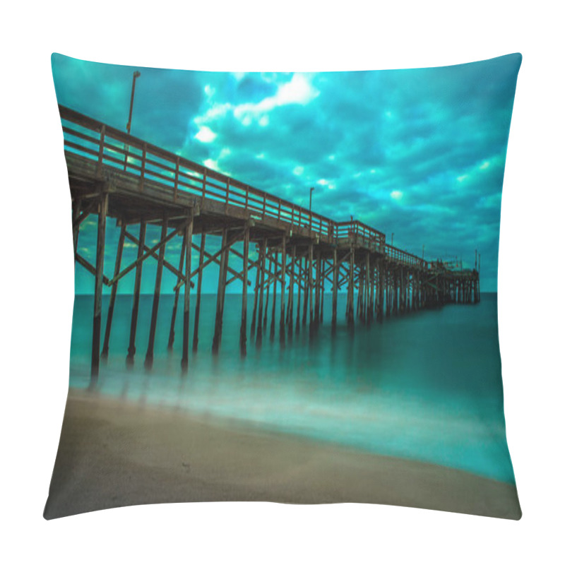 Personality  Balboa Pier Long Exposure Pillow Covers