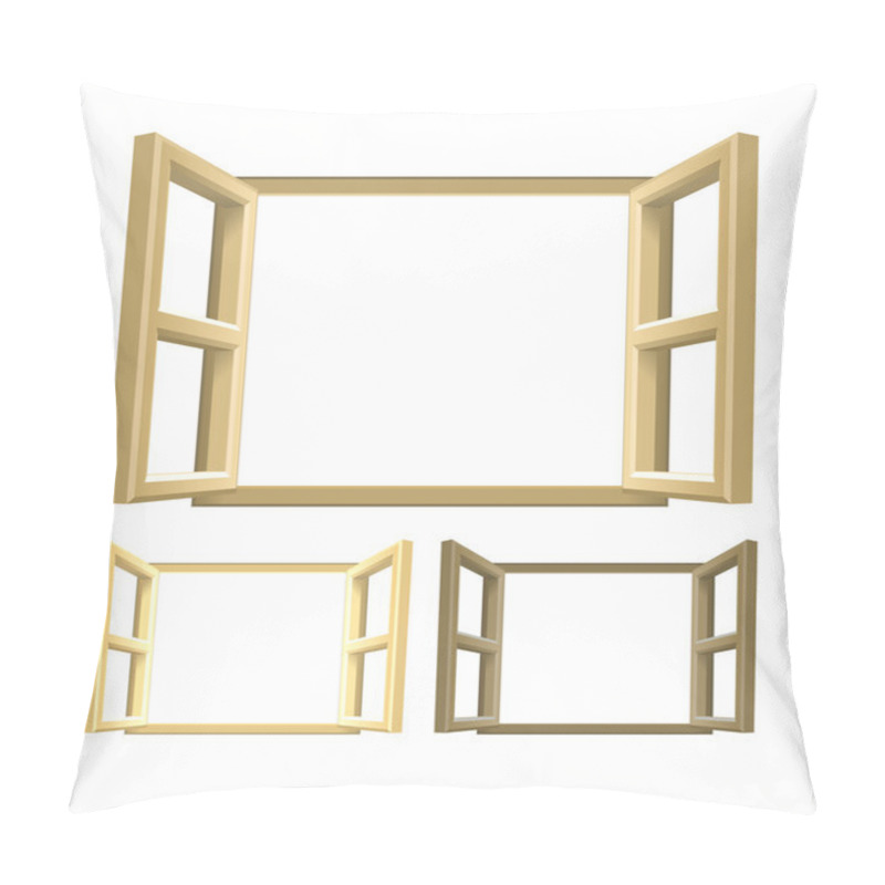 Personality  Open Wood Windows Pillow Covers