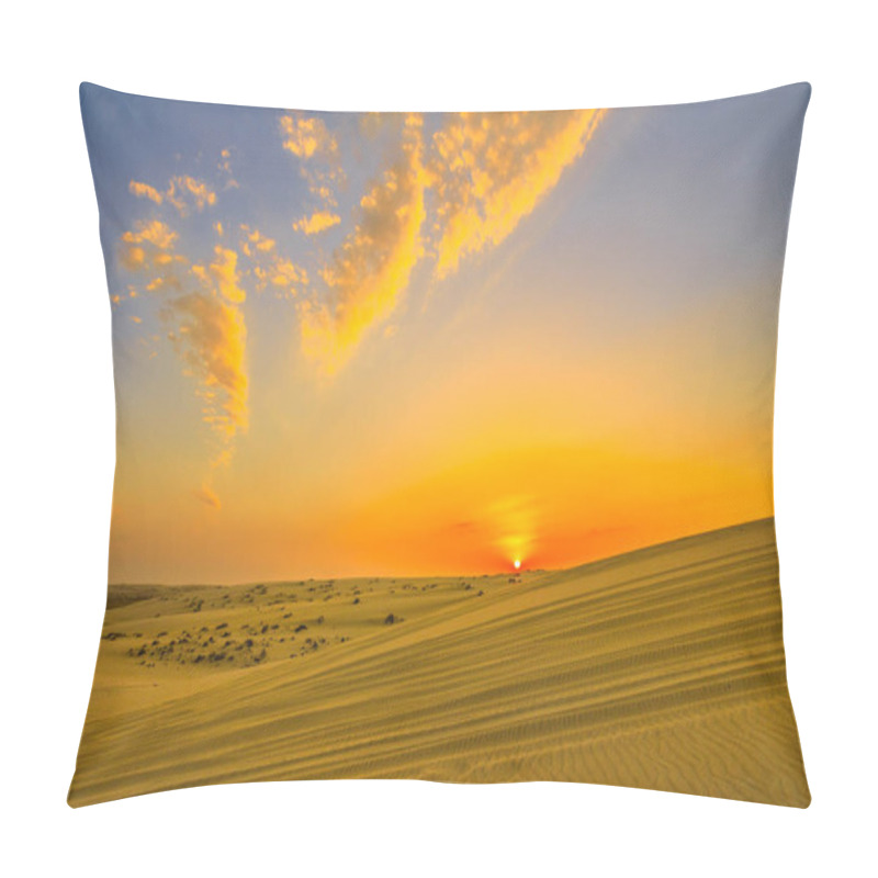 Personality  Sunset Over The Dunes Pillow Covers