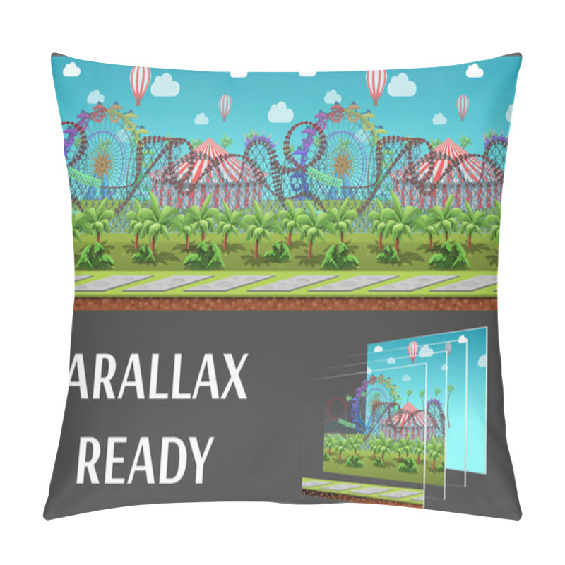 Personality  Cartoon Amusement Park Pillow Covers