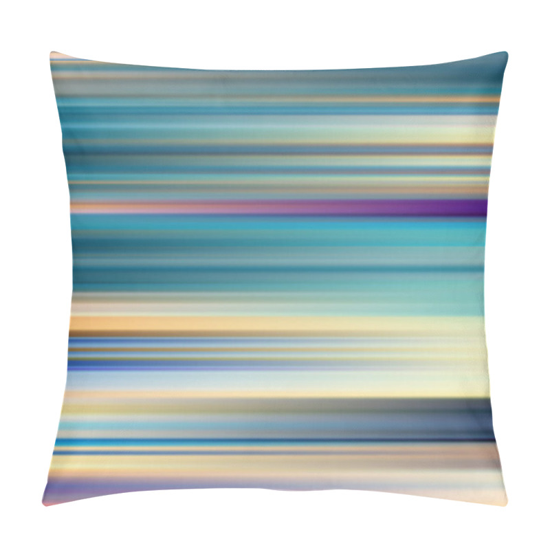 Personality  Abstract Defocused Background Horizontal Smooth Lines. Vector Image. Pillow Covers