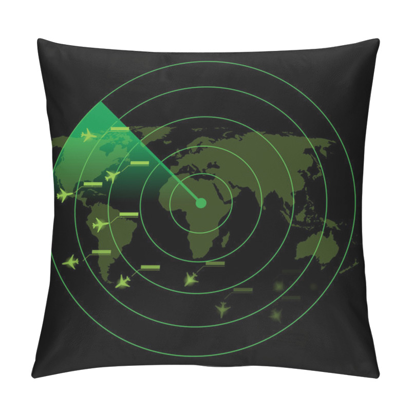 Personality  Air Traffic Control Radar Pillow Covers