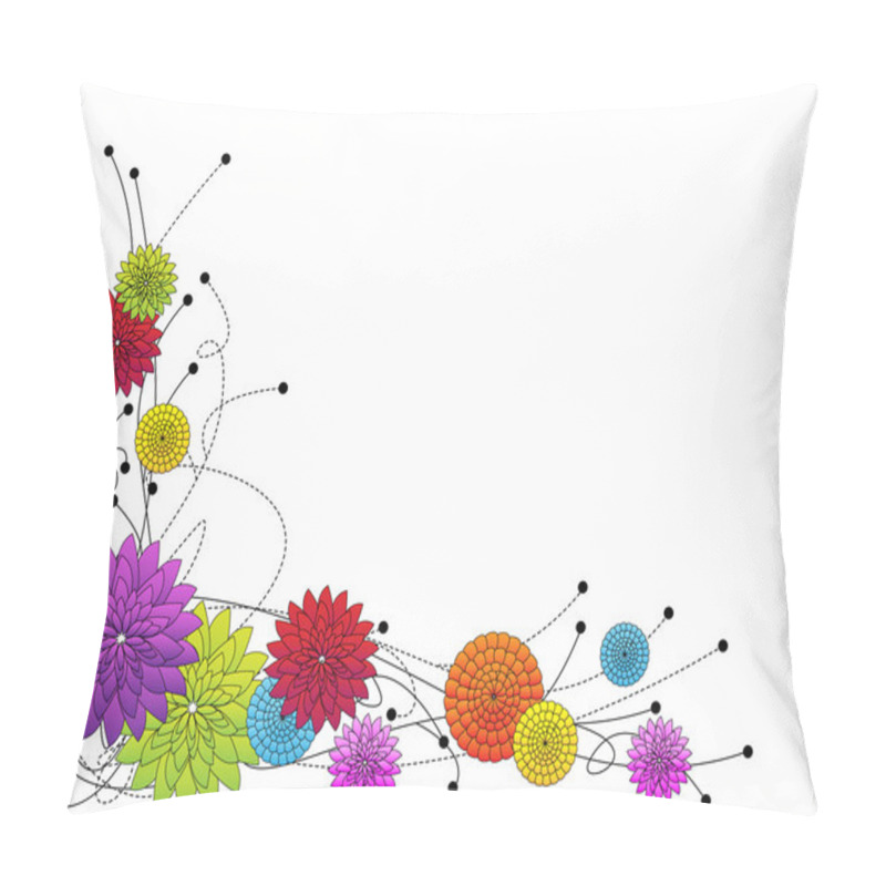 Personality  Floral Border Pillow Covers