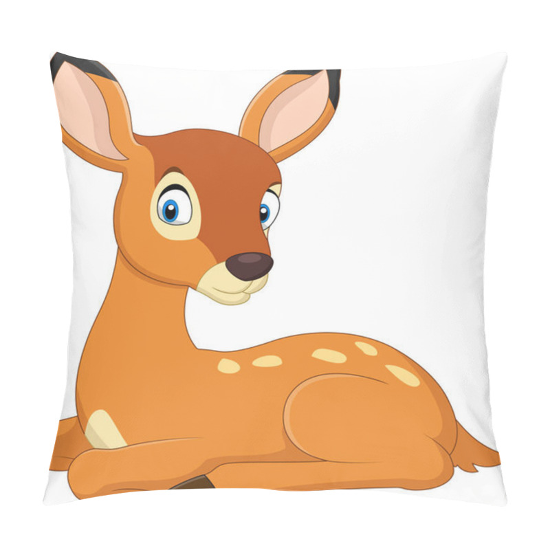 Personality  Cute Baby Deer Cartoon Pillow Covers