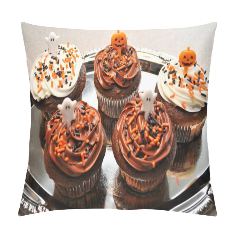 Personality  Halloween Cupcakes Pillow Covers